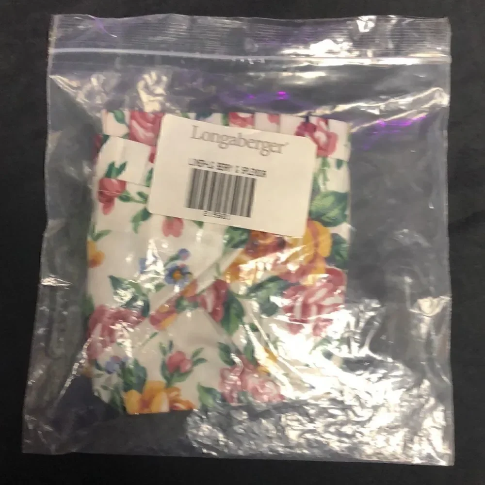 Longaberger Garden Splendor Large Berry Basket Liner #215801